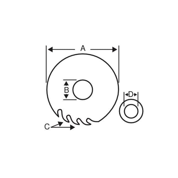 Bahco - Cirkelsågblad 315 mm 30 tänder - 8501-31
