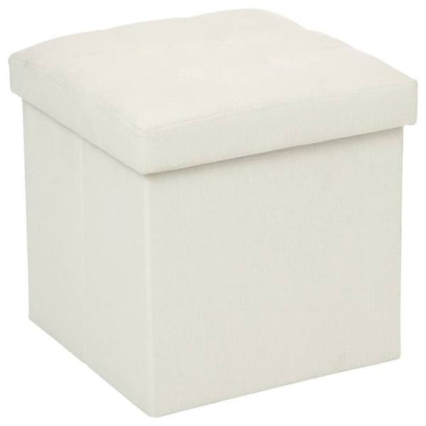 Fällbar puff "Lysandre" beige - Atmosphera Inredningsskapare