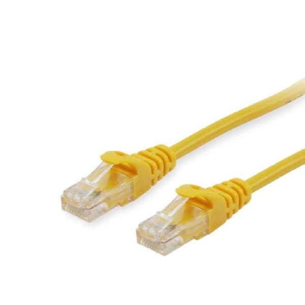 Ethernetkabel - Utrustning - Cat6A - RJ45 - Gul - 0,5 m