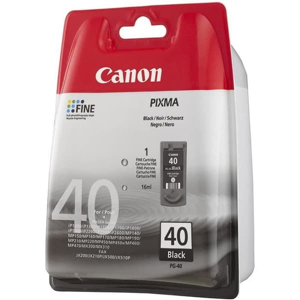 CANON Bläckpatron PG-40 Svart
