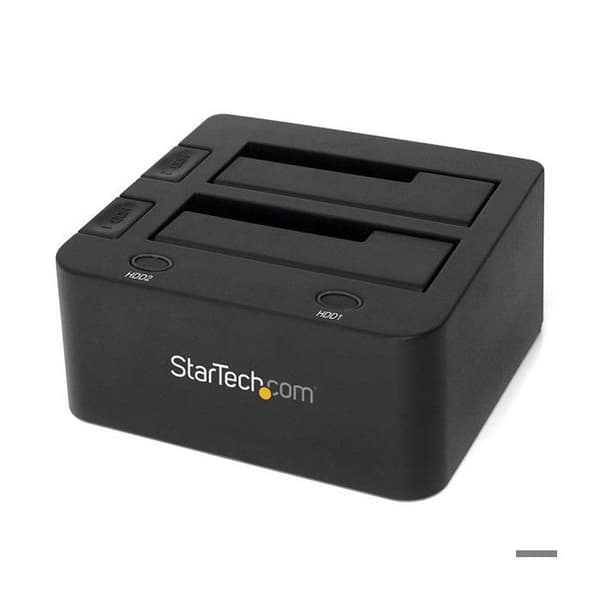 Dockningsstation - STARTECH - SDOCK2U33 - USB 3.0 - 2 SATA III hårddiskar - Svart
