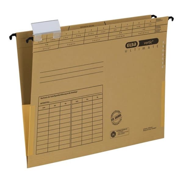 Hängmapp A4 - Elba - Vertic Ultimate - 10-pack - Grön - 100% återvunnen