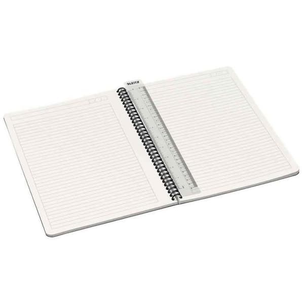 Cahier A4 - LEITZ - 180 sidor - Rutigt - PP-överdrag - 90 g/m²
