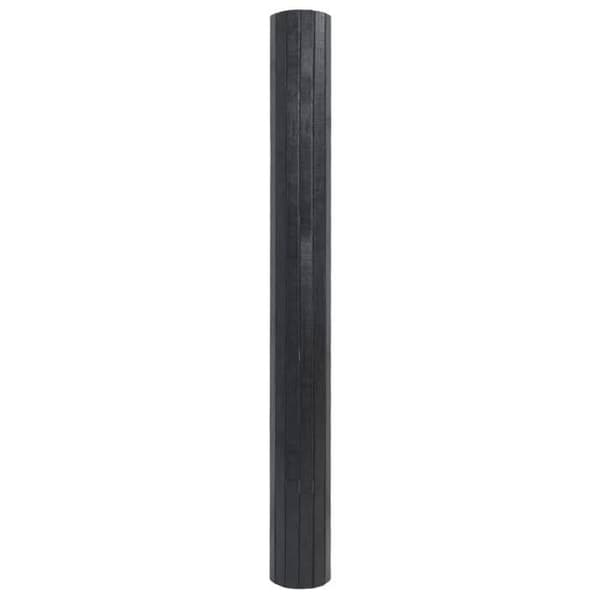 vidaXL Grå rektangulär matta 70x400 cm bambu, vardagsrumsmatta, rektangulär matta, modern matta, sovrumsmatta till 376760