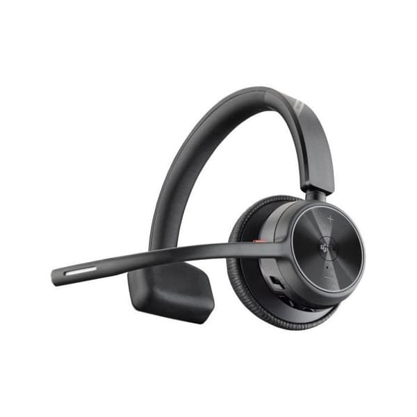 Hörlurar - Poly - Voyager 4310 - Certifierad för Microsoft Teams - Dongle BT700 - Laddningsställ