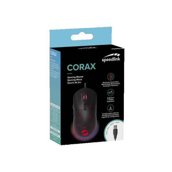SOURIS GAMING CORAX - SVART