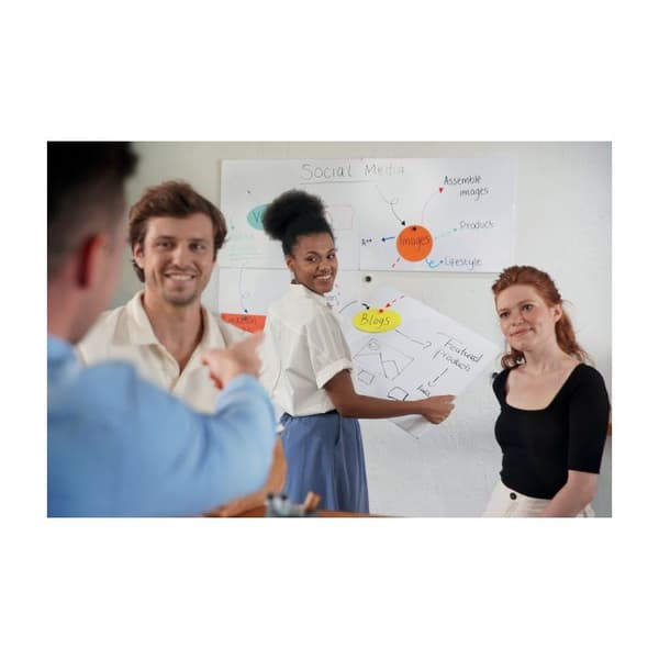 nobo Whiteboard (B x H) 60 cm x 45 cm vit