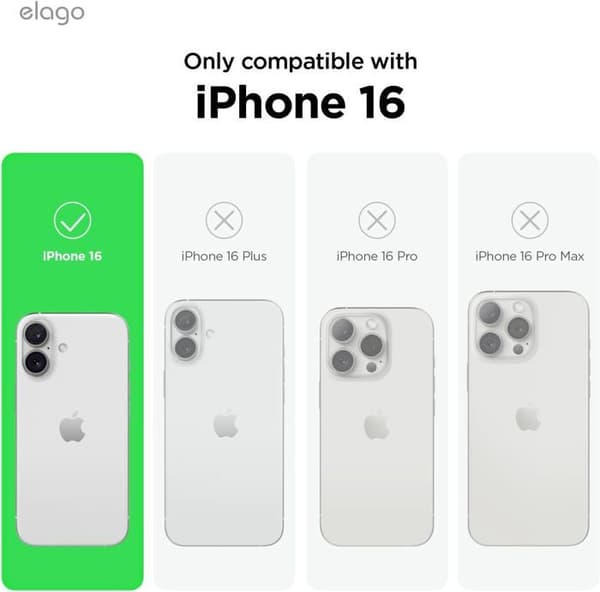 Elago Premium Silikonfodral till iPhone 16, Midnattsgrön