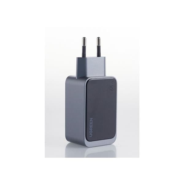 Laddare - Ugreen - 35042 - 65W - 3 portar - GaN Infinity - Grå