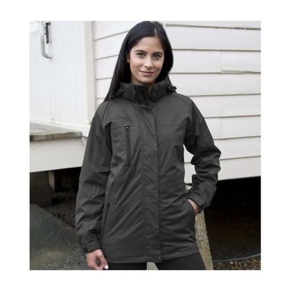 Parka softshell 3 i 1 dam Result - svart