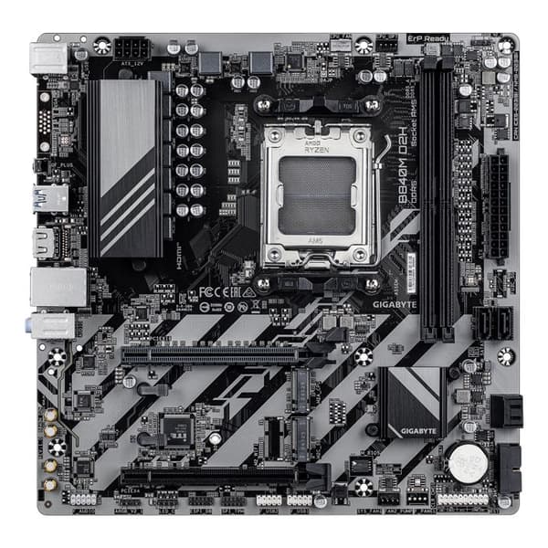 Moderkort - GIGABYTE - B840M D2H - Format Micro-ATX - Chipset AMD B840 - DDR5 & PCIe 5.0