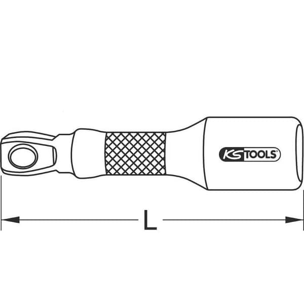 Förlängning - KS TOOLS 911.1318 9111318 - Vit - 2 års garanti