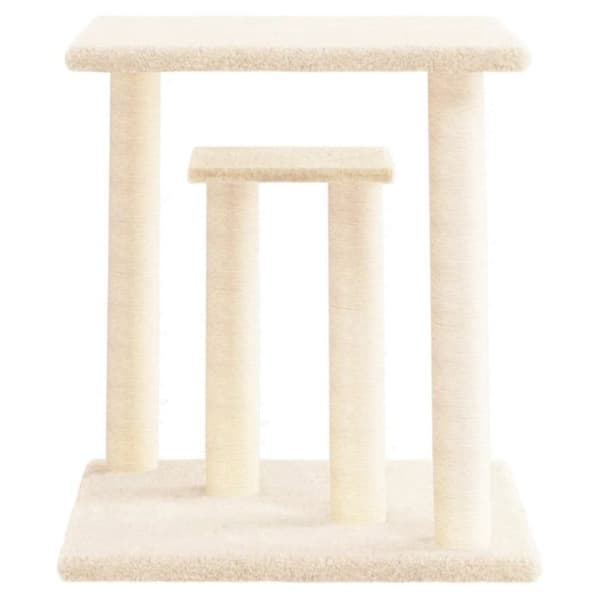 vidaXL Cat Trees with Platforms Cream 50 cm 172043