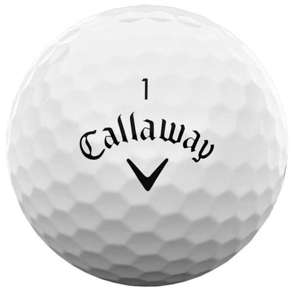 Box med 12 Callaway Supersoft White Golfbollar