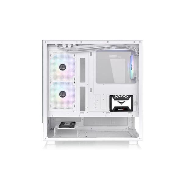PC-chassi - THERMALTAKE - View 270 Plus TG ARGB Snow - Midi Tower - Vit - Effektiv ventilation