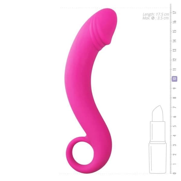 Böjd dildo