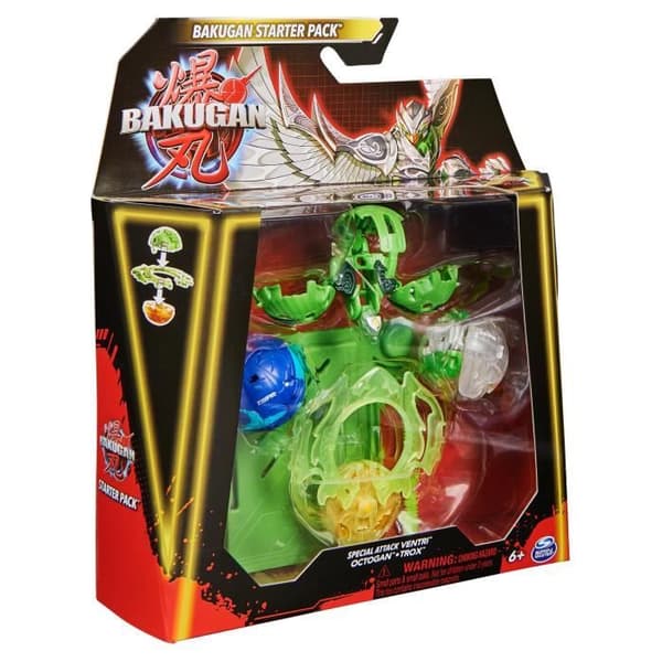 BAKUGAN - STARTPACK V2 - 2 Bakugan + 1 Bakugan Special Attack
