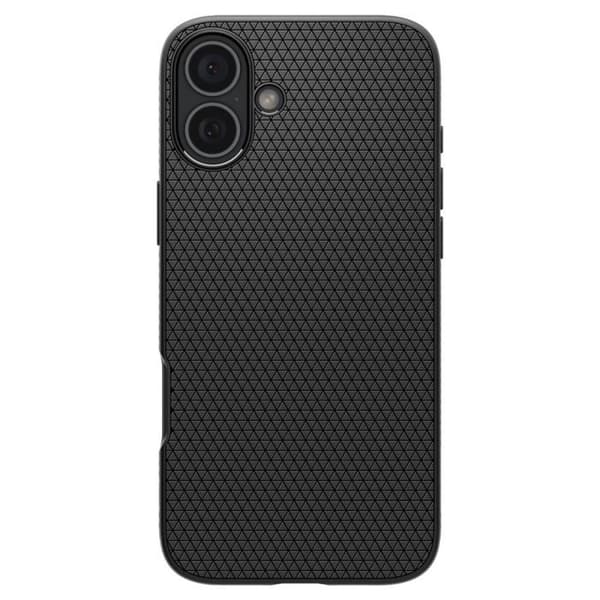 Spigen Liquid Air - Skal för iPhone 16 (mattsvart)