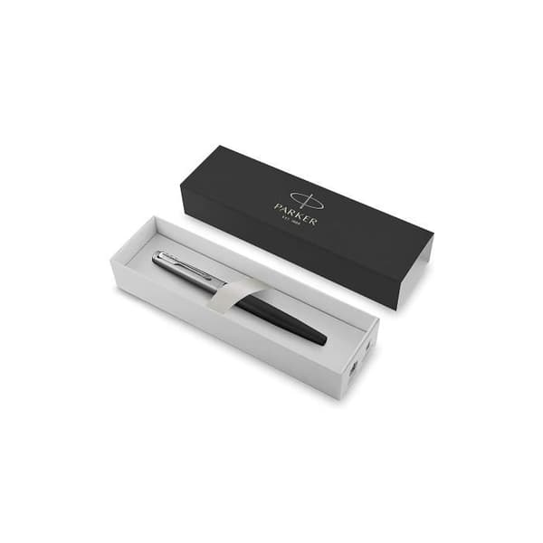 Reservoarpenna - PARKER - Jotter - Svart - Medium spets - Kromkant