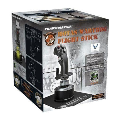 Thrustmaster HOTAS Warthog Flight Stick – replik av A-10C spak, metallstruktur, H.E.A.R.T. sensorer.