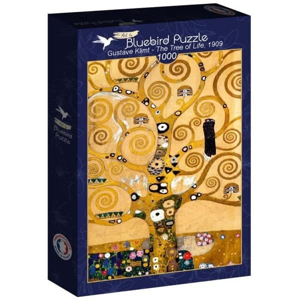 Bluebird Puzzle Gustave Klimt - Livets Träd, 1909 - 1000 bitar