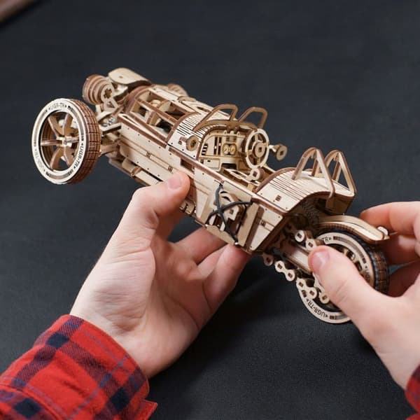 Trehjuling UGR-S - Ugears - 3D träpussel