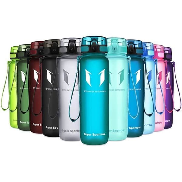 Super Sparrow Vattenflaska - Flaska, 350ml, Havsglas