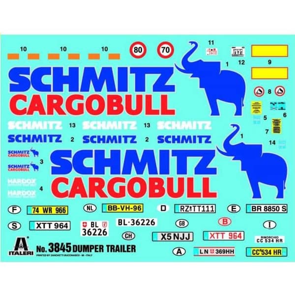 Tipp semitrailer modell
