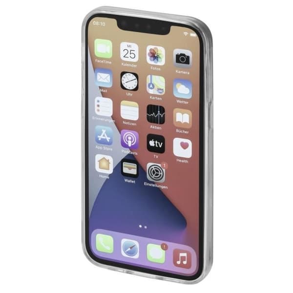 Skyddsfodral - HAMA - Apple iPhone 13 - Mjukt - Transparent - Halkfritt