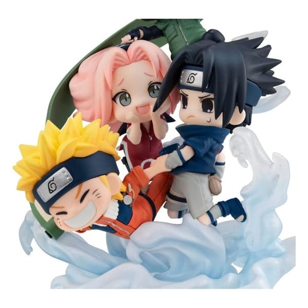 Megahouse - Naruto Shippuden - Statuett FigUnity Samla här, Team 7 13 cm
