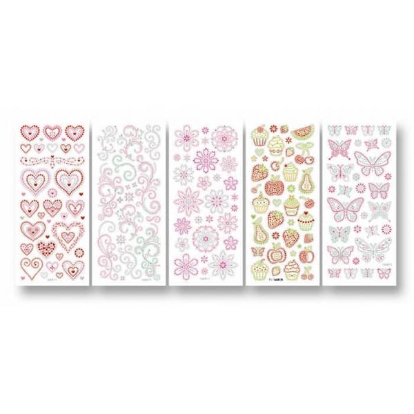 Folia Crystal Stickers sommar - 1430