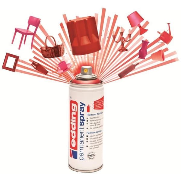 EDDING Akrylspray E5200 - 200 ml - Lätt elfenben