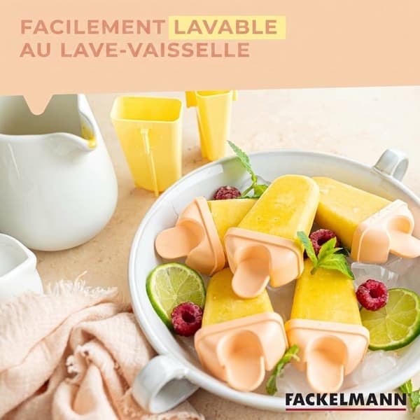 Set med 5 formar för hemlagade isglassar Fackelmann Summer Party