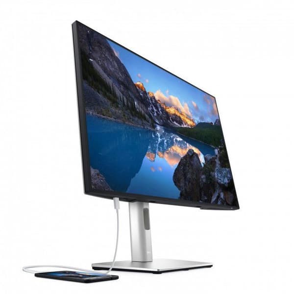 PC-skärm - DELL - U2421E - 24" - IPS - 60 Hz - 8 ms - Svart, Silver
