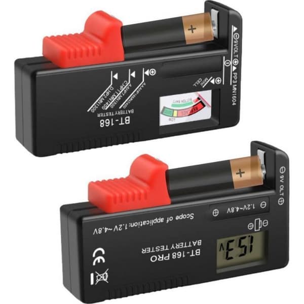 Batteritester Lean Universell Digital Batteritester