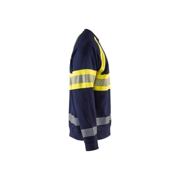 Sweat högsynlighet Marin/Gul-Fluo L 335911588933 Blaklader