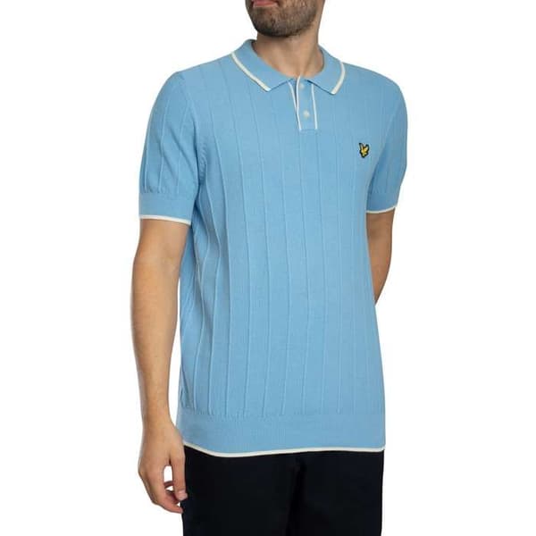 Stickad Polo Med Spetsar - Lyle & Scott
