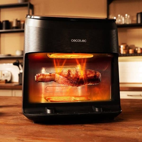 Luftfritter - Cecofry - Smokin' 6500 - 6,5L - 2200W - Dubbel värmeelement