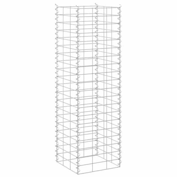 vidaXL Gabionhögar 3 st 30x30x100 cm Järn
