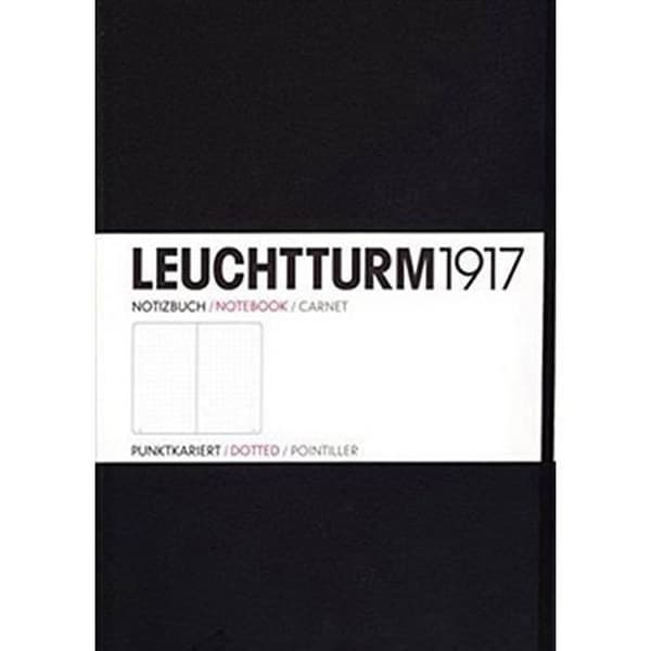 Cahier - Leuchtturm - Master Classic A4+ - Svart - Nummererade sidor - 100 gsm papper