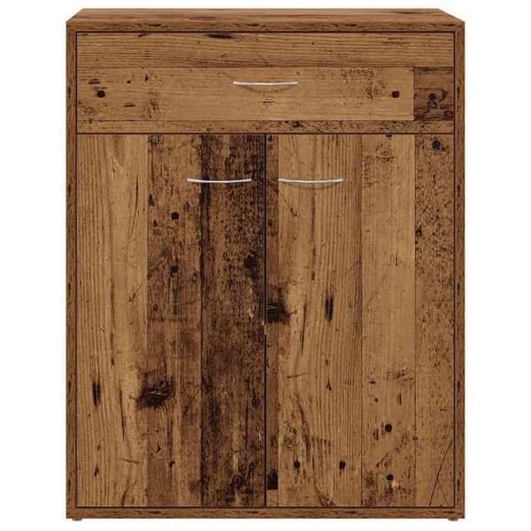 vidaXL Buffé gammalt trä 60x30x75 cm ingenjörsträ 855896