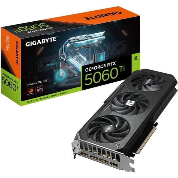 Grafikkort - GIGABYTE - GeForce RTX 5060 Ti GAMING OC 16G
