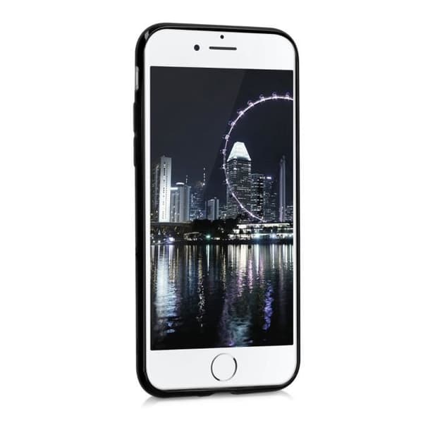 Coque - kwmobile - Apple iPhone 7 / 8 - Silikon - Mjuk - Matt Svart