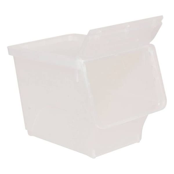 Transparent plastlåda med frontöppning 24L - 5 five simply smart