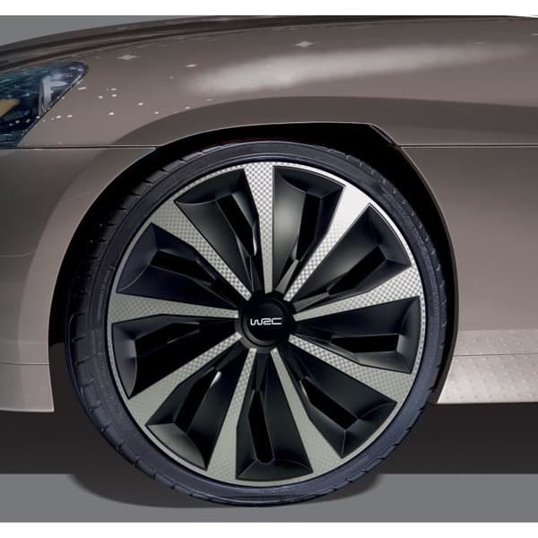 WRC 4 stycken 15" kolfiber-look fälgar
