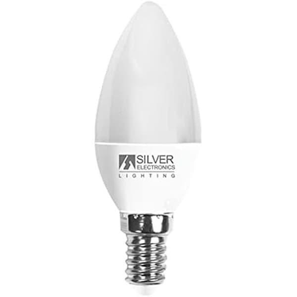 SILVERELECTRONICS 971614 Glödlampor, 5000 K, E14, 6 W, Vit