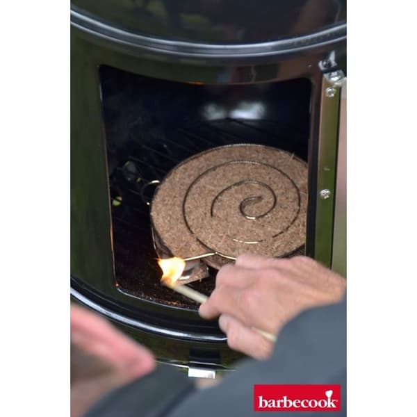 Rökare - BARBECOOK - Oskar M - Emaljerat stål - Termometer - Varm- och kallrökning