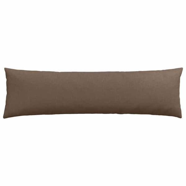vidaXL Soffkuddar 2 st Brun 145 x 40 cm tyg 42013829