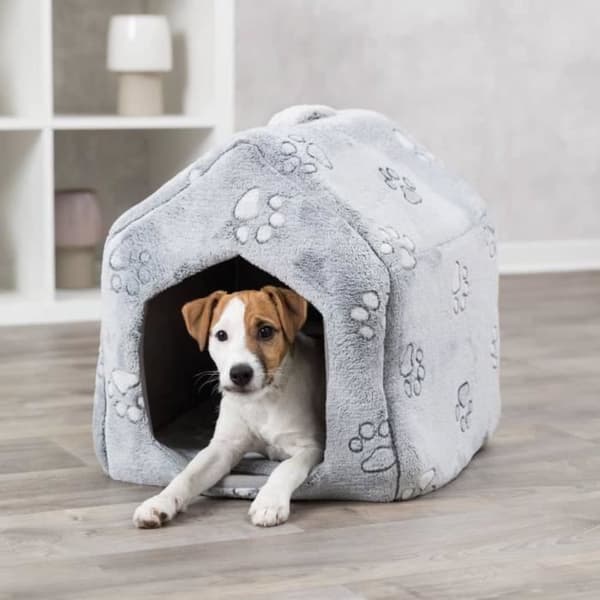 TRIXIE Nando Pet Hideaway Bed 40x45x40 cm Ljusgrå