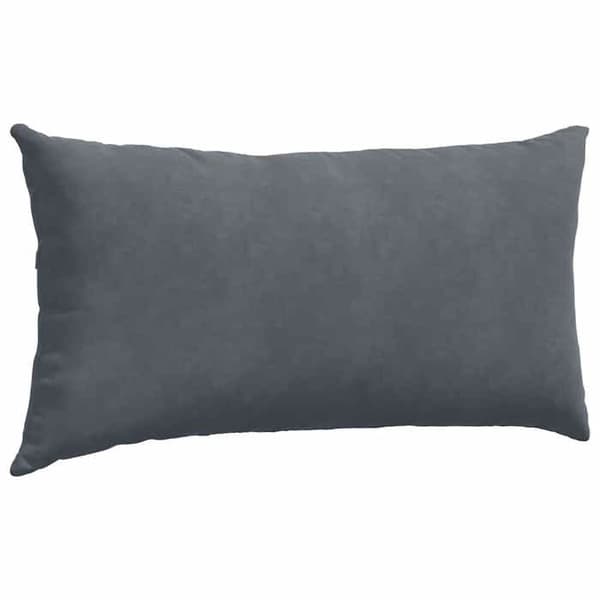 vidaXL Soffkuddar 2 st Mörkgrå 80 x 40 cm 42013714